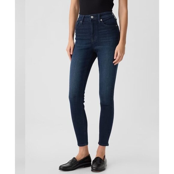 Gap Skinny Jeans Denim High Rise Universal Dark Wash Size 2/26R - Picture 2 of 8